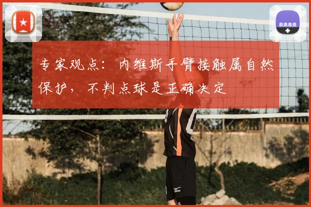 专家观点：内维斯手臂接触属自然保护，不判点球是正确决定